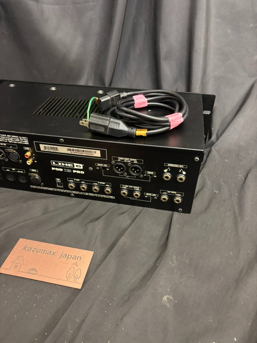 Line 6 POD X3 Pro Rack Guitar Bass Amp Modeler Effects Processor Tested item