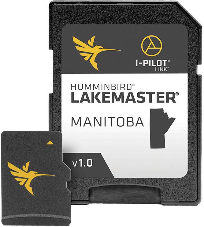 Humminbird 600056-1 LakeMaster VX Manitoba V1 Map SD Card For Fish Finders