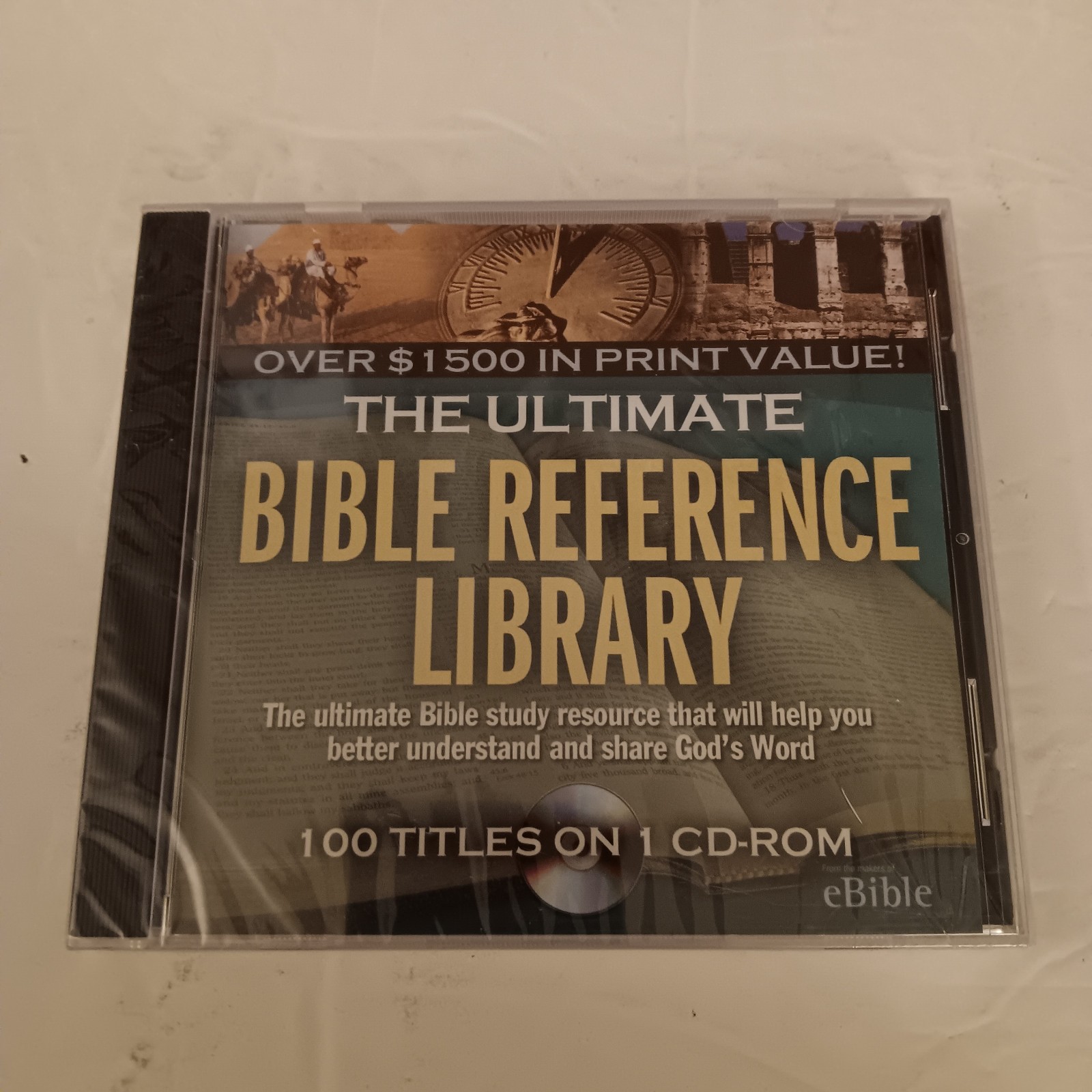 The Ultimate Bible Reference Library CD-ROM Thomas Nelson 2007 Edition eBible