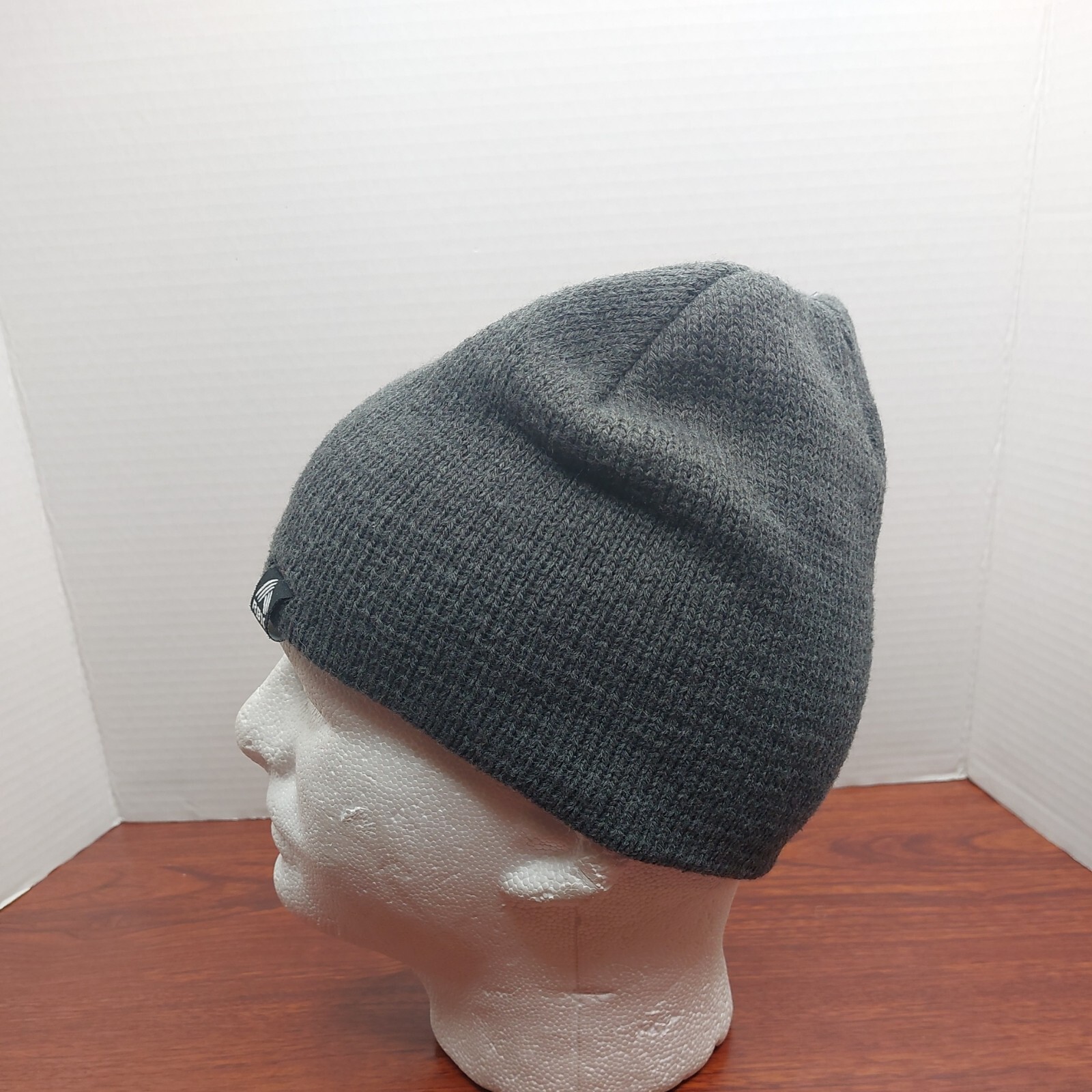 RBX Knit Beanie Hat Gray Cap