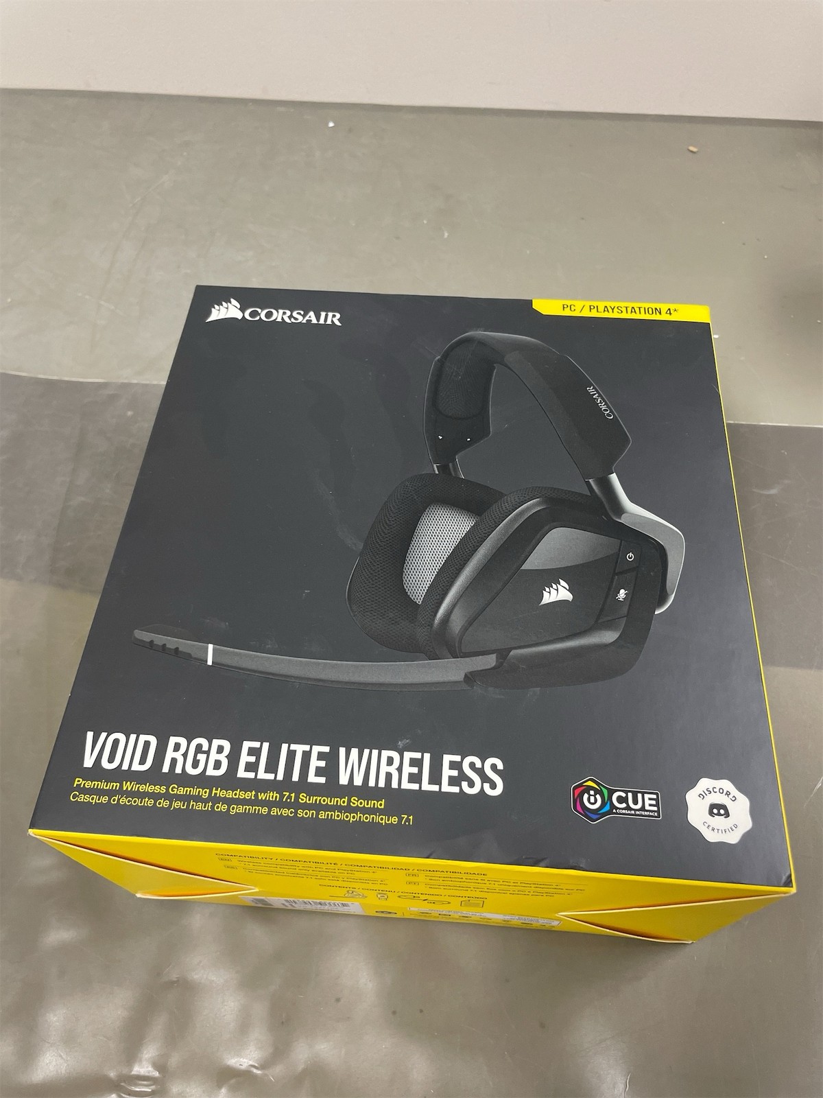 Corsair Void RGB Elite Wireless Gaming Headset – 7.1 Surround Sound – Omni-Direc