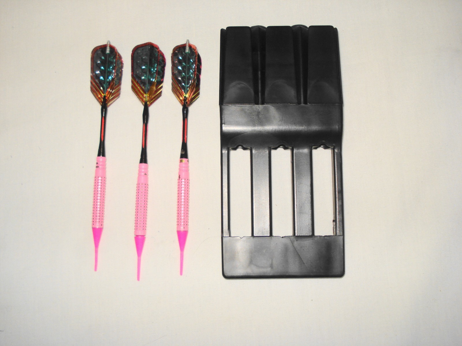 Dart Master Soft Case With Plastic Insert & Darts Hook & Loop Flap Belt Loop