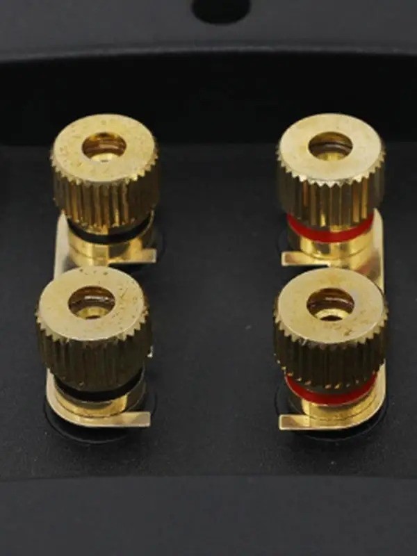 2PCS Speaker Wiring Connector Copper Speaker Wiring Lugs Binding Posts
