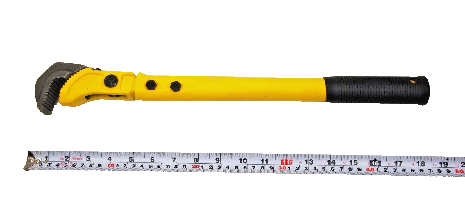 18.5" H.D. Self Adjustable Forged Steel Pipe Wrench Plumber Multi-Tool..