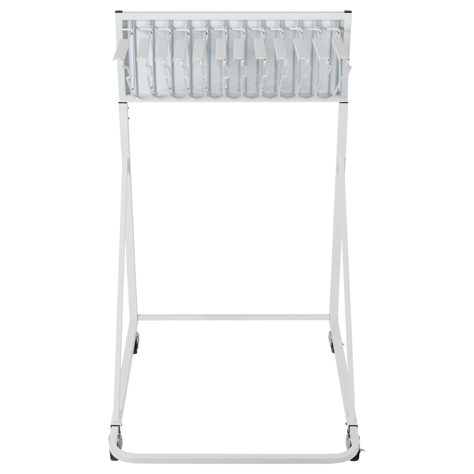 VEVOR Mobile Blueprint Storage Rack Plan Holder with 12 Pivot Brackets 240 lbs