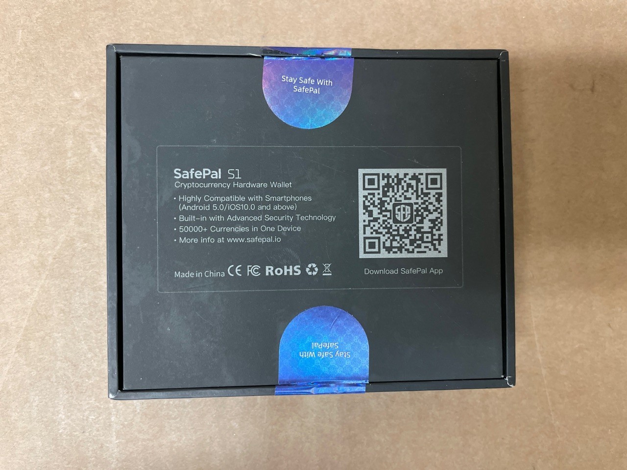 SafePal S1 Hardware Wallet - Advanced Security Black New