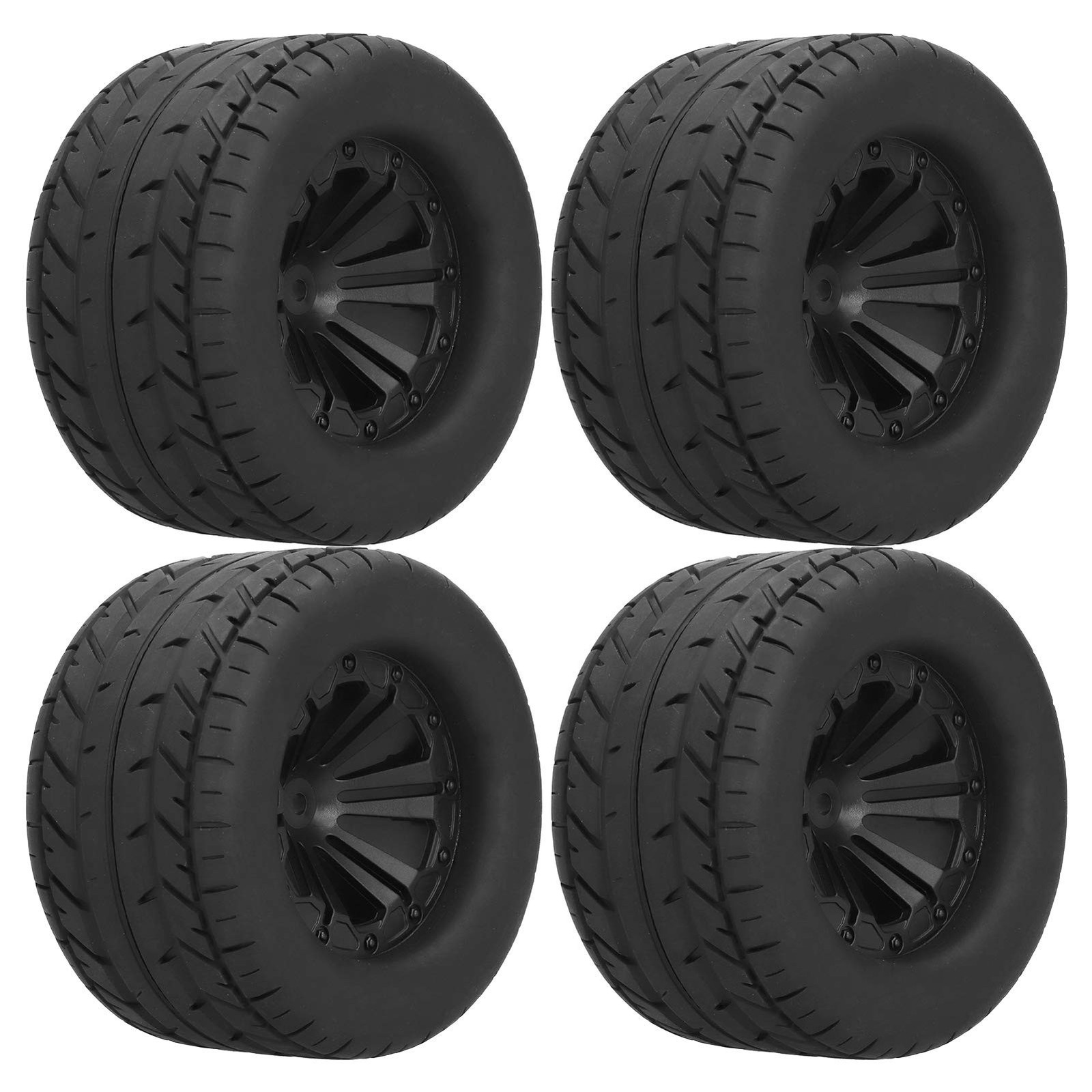 HEITIGN Duratrax Rc Tires 24x24x7 4pcs 115mm Wheel Tires - Fit for 1/10 Rc Ca...