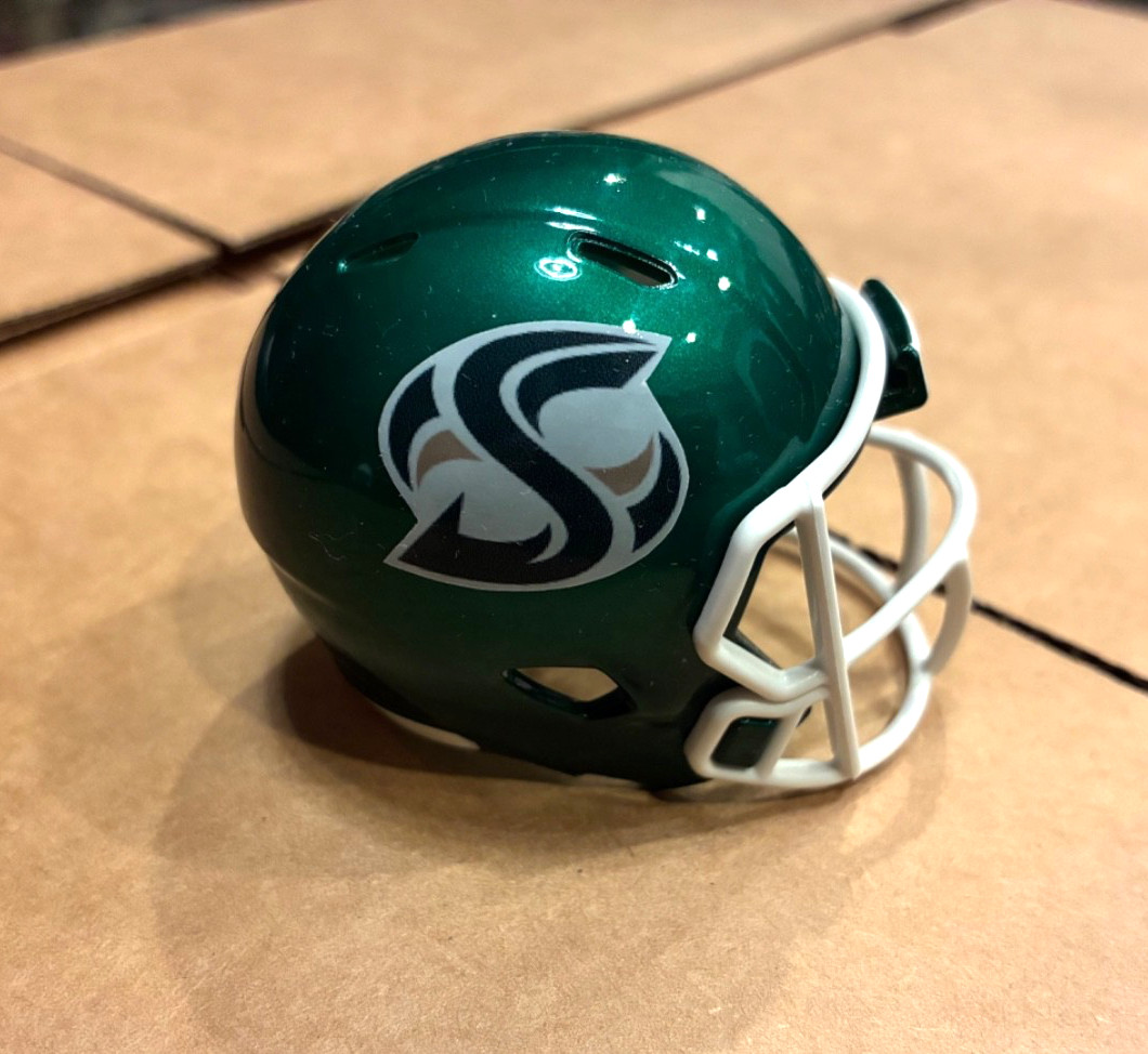 Sacramento State Hornets NEW FBS green custom pocket pro helmet MAC SAC ST