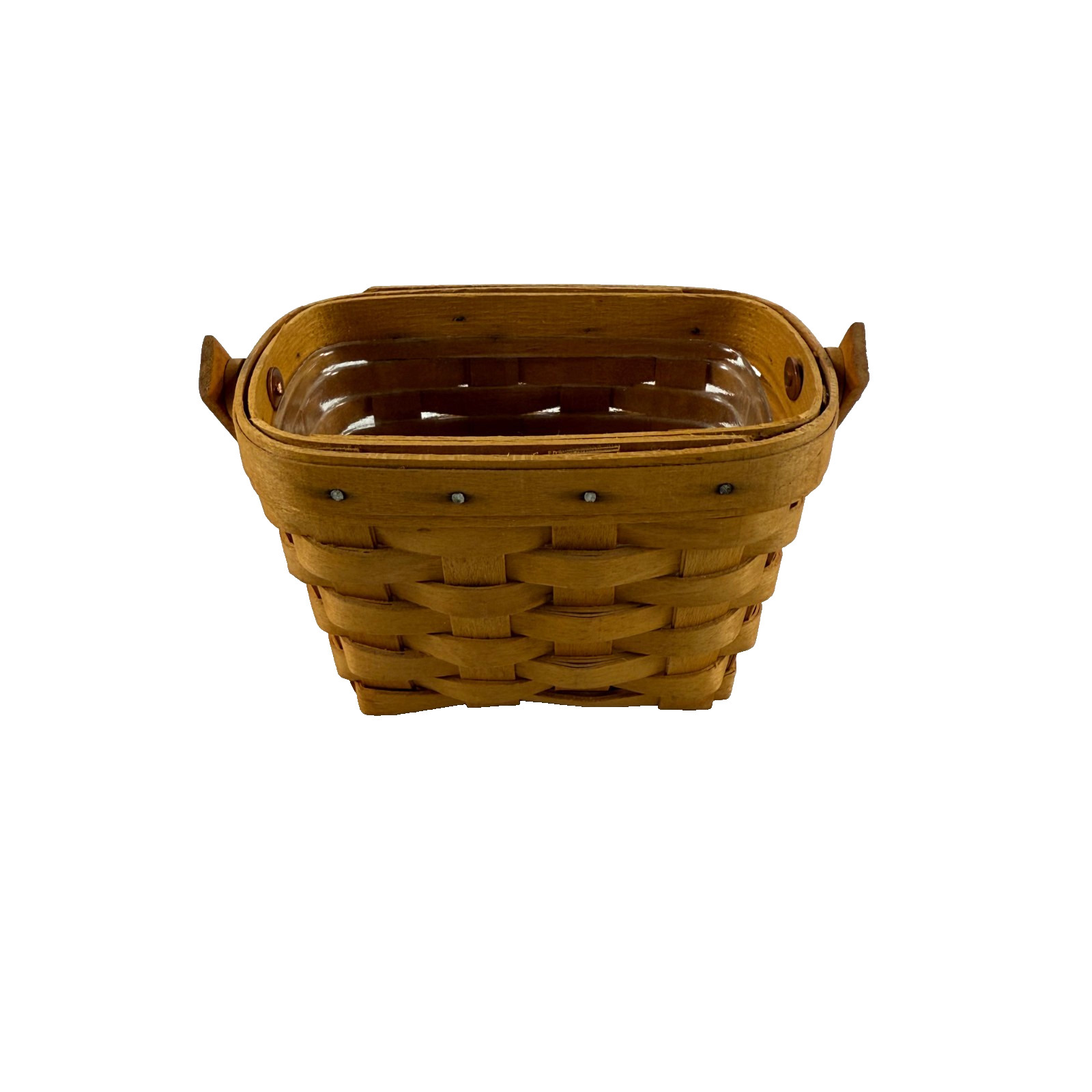 1997 Longaberger Horizon of Hope Basket w/Protector 5.5"L x 4"W x 4"H