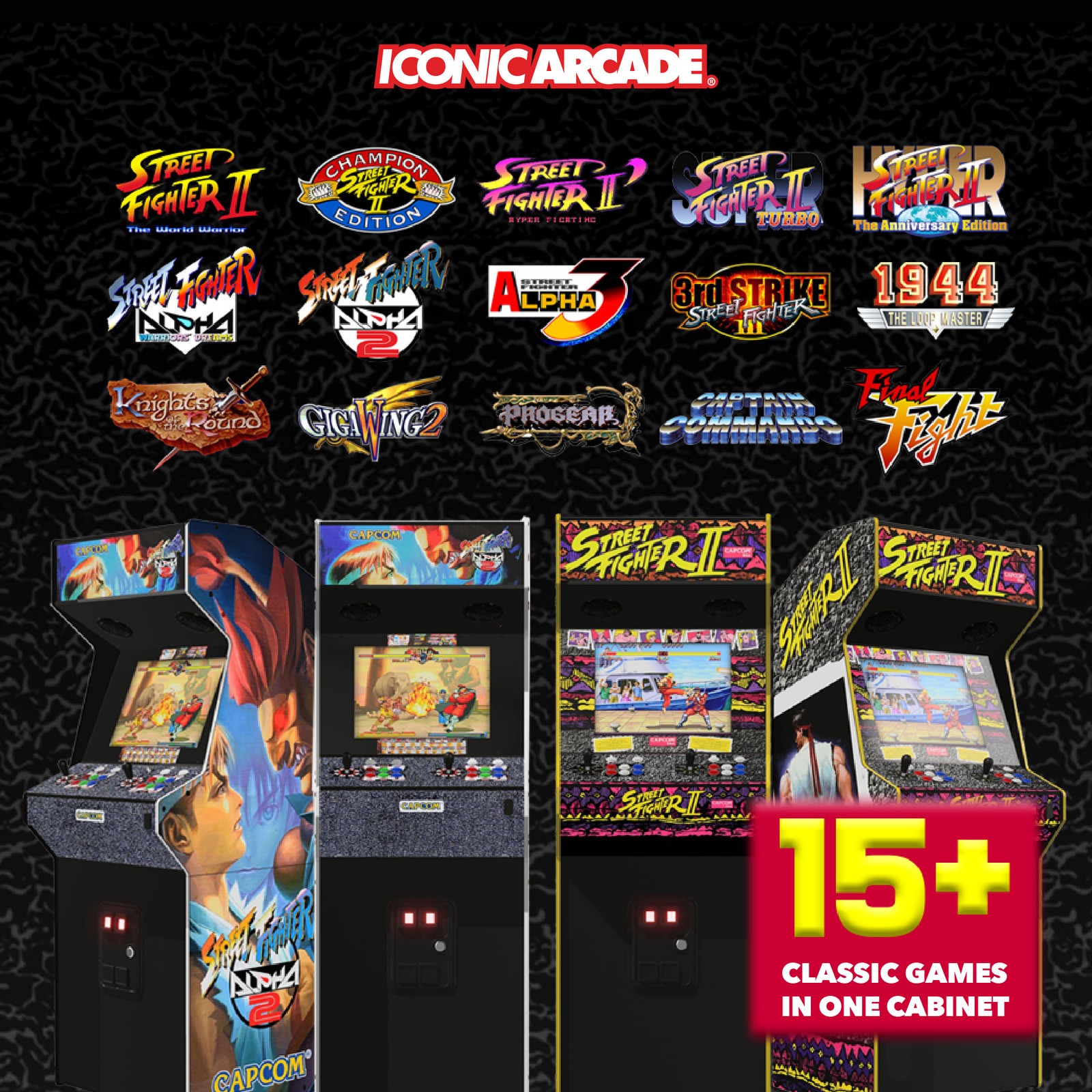 Iconic Arcade Street Fighter Alpha 2 XT Arcade Machine (Open Box)
