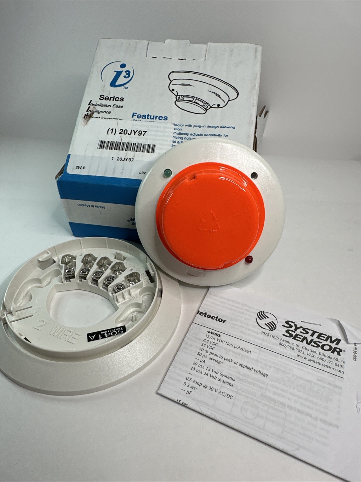 System Sensor 2W-B Smoke Detector 2-Wire, White
