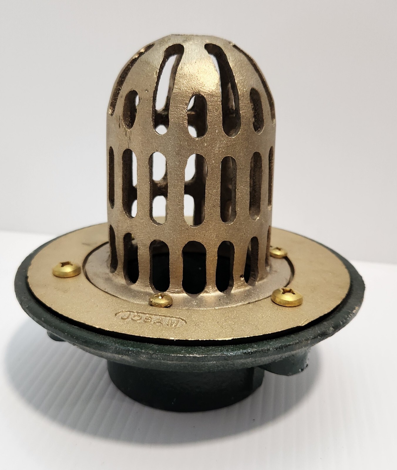 SILL DRAIN:SHALLOW SUMP WITH BRONZE HIGH DOME ( JOSAM SKU: 24502-T-27 )