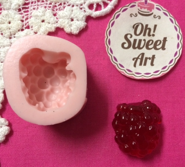 Blackberry, fruit   Silicone Mold Food Safe Cake Decoration Candy Cupcake (FDA)