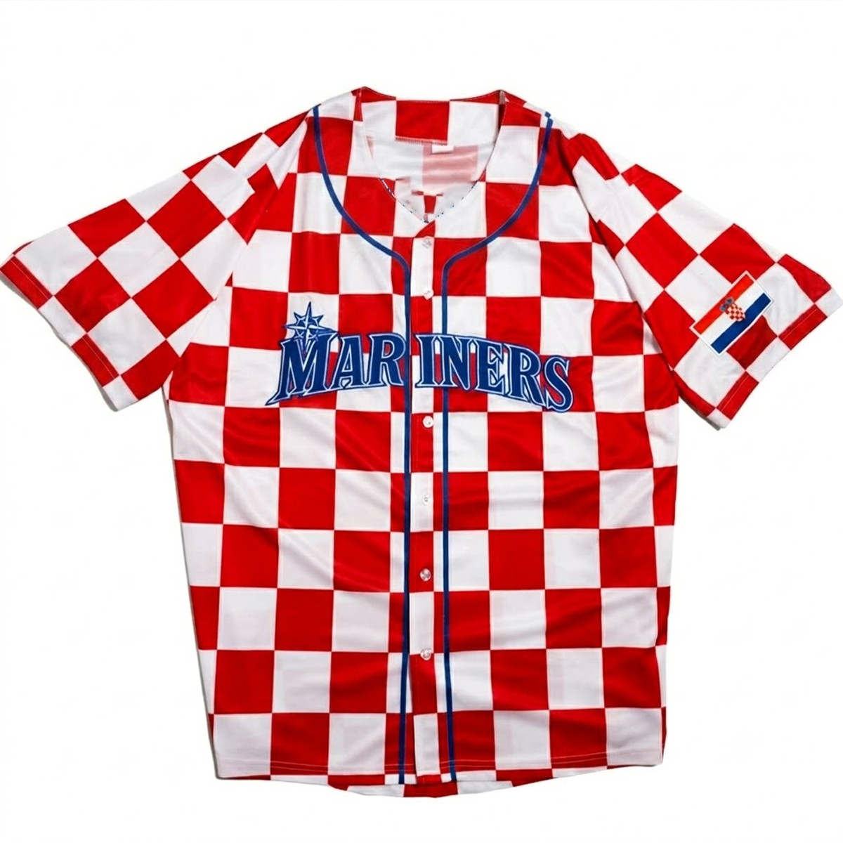 Custom Name - 2026 Mariners Croatian Heritage Baseball Jersey - All Size