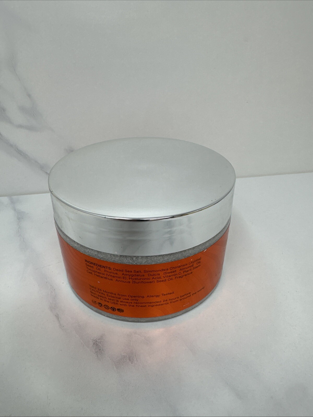 Grace Vitamin C Salt Scrub 10oz./283.5g. Plant Stem Cell Hyaluronic Acid NEW