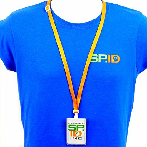 Rigid / Hard Plastic Two Card Vertical ID Badge Holder w/ Thumb Holes - Top Load