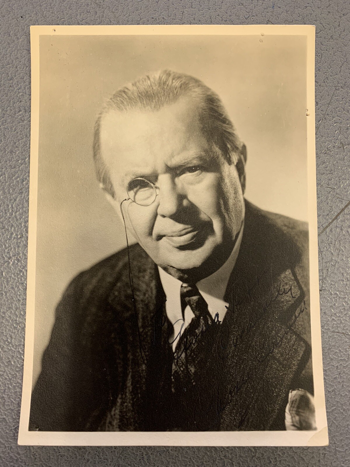 Vintage Charles Coburn 5x7 Autographed Signed Photo Photograph Actor