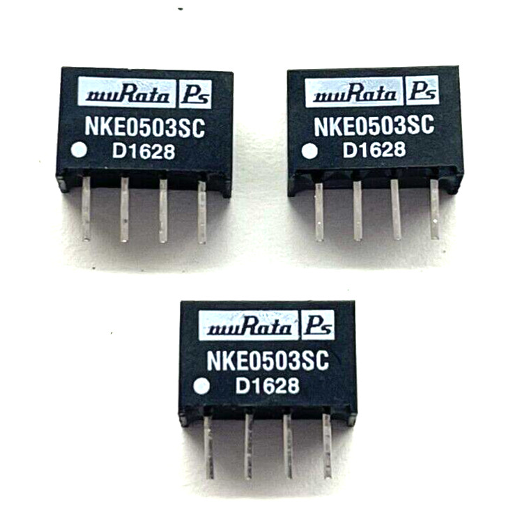 (3 PIECE LOT) NKE0503SC, MURATA DC DC CONVERTER 3.3V 1W