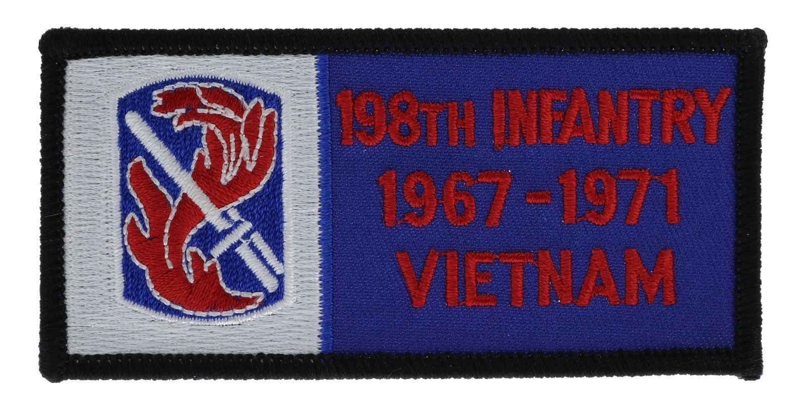 198th Infantry '67-'71 Vietnam Army patch H1171 F3D24I