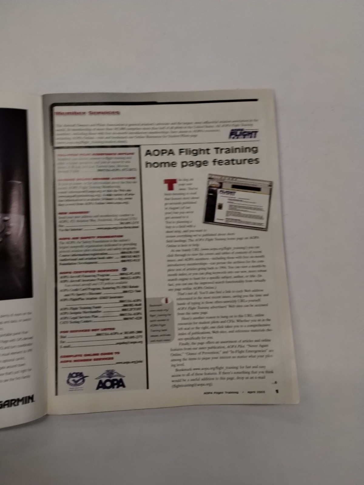 AOPA Flight Training Magazine April 2003/Volume 15/Number 4-Original