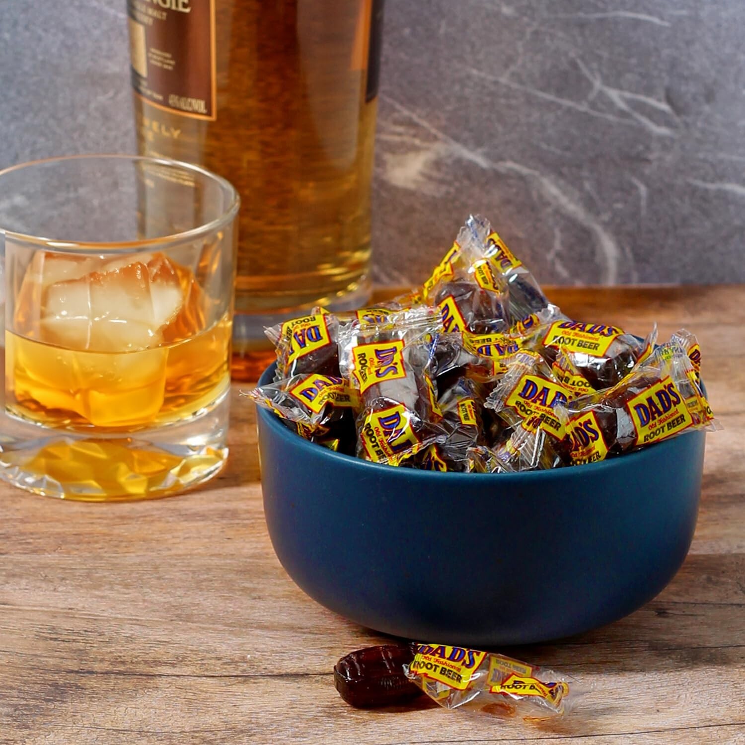 DAD'S Root Beer Barrels Individually Wrapped Old Fashioned Hard Candy (5 Pounds)