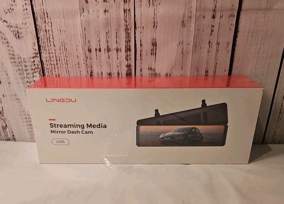 New Sealed LINGDU LD05 12" Mirror Dash Cam