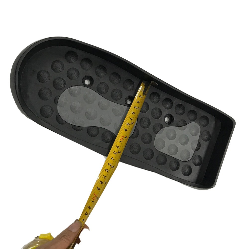 Sleek Black Design Elliptical Machine Footpedal Set Compatible with All