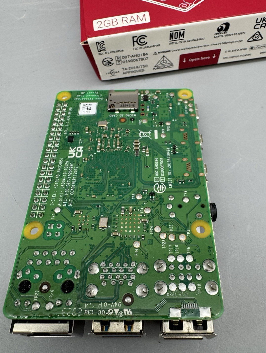 Raspberry Pi 4 Model B 2GB RAM Single Board Computer New In Box Genuine