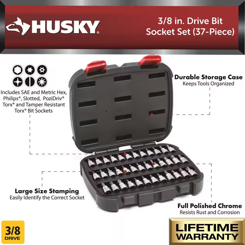 3/8 In. Drive Master Bit Socket Set (37-Piece)