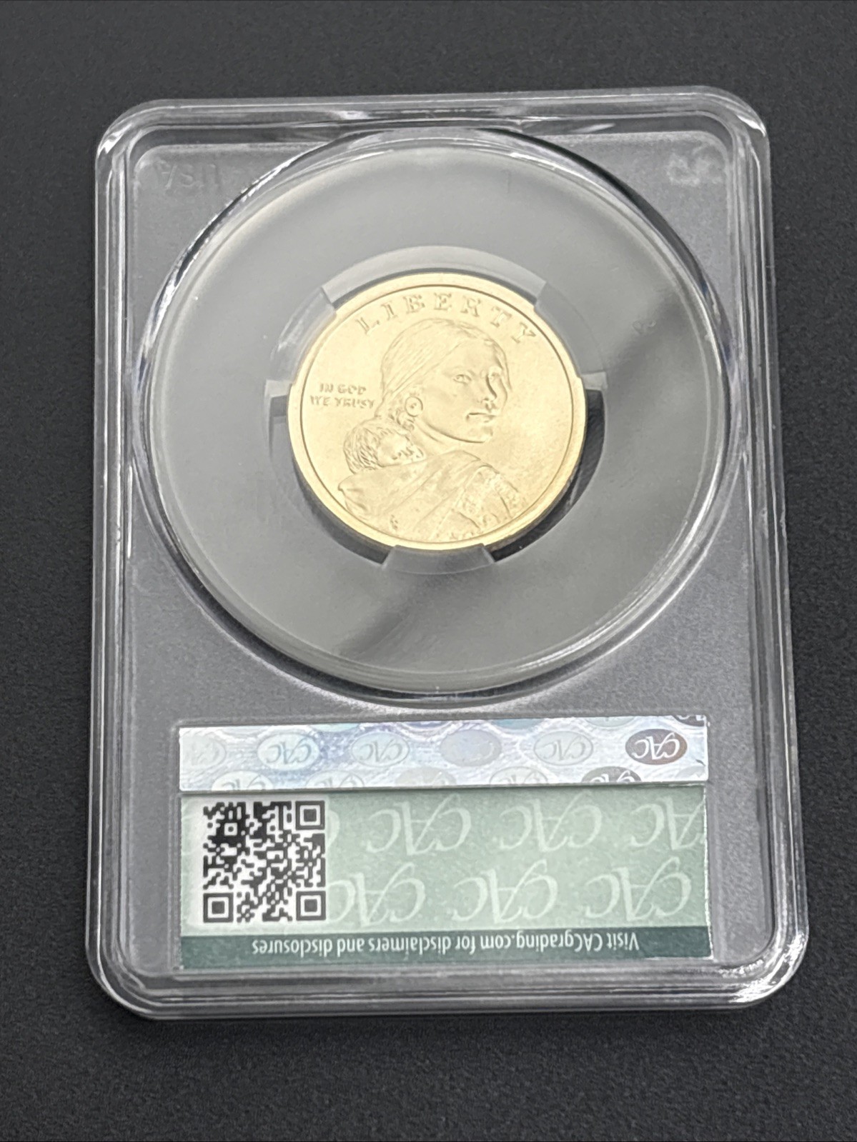 2017-S$1CAC MS70 Native AmericanSequoyah, Enhanced Unc