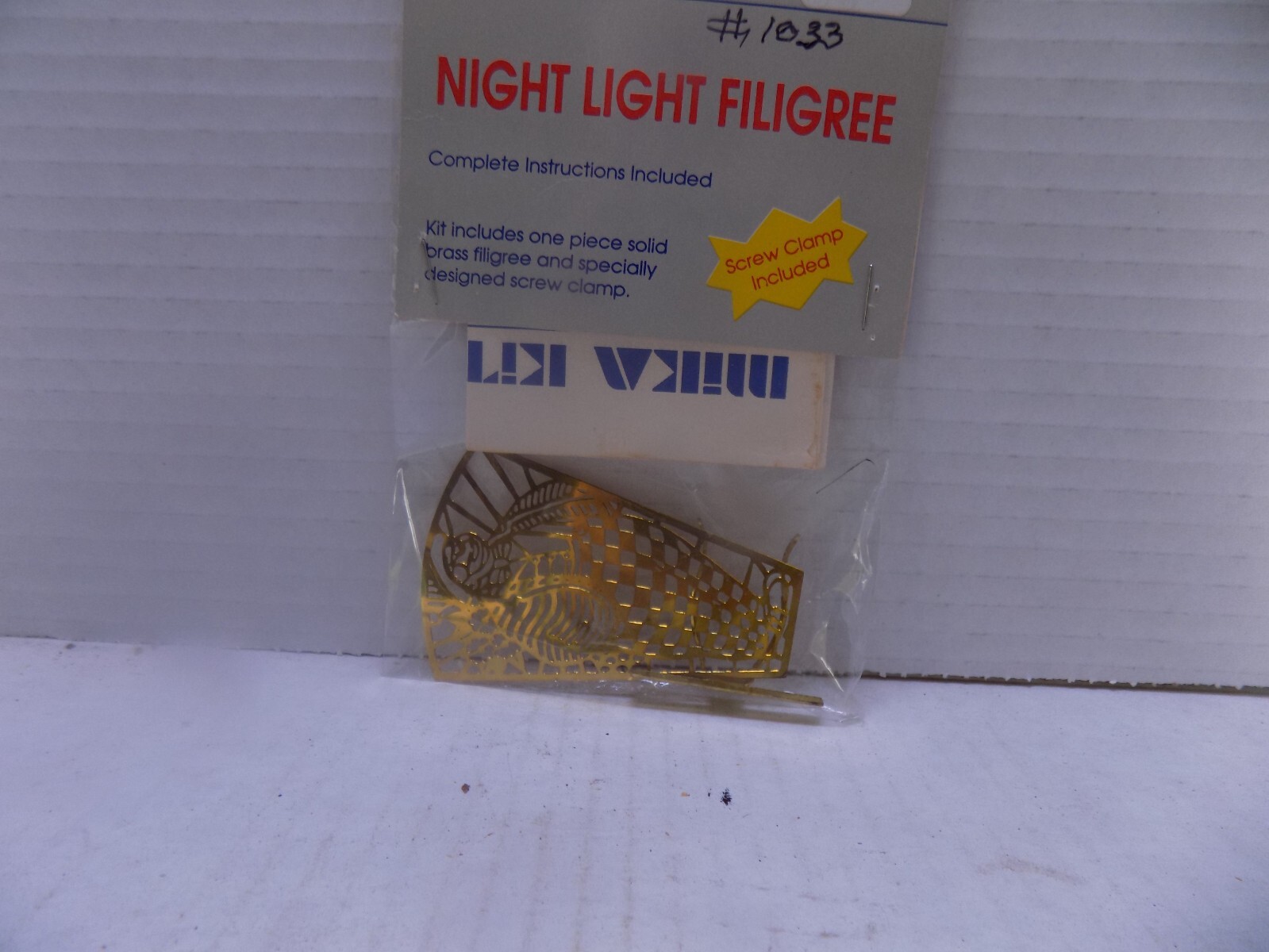 CLOWN NIGHT LIGHT FILIGREE KIT #1033 BY MIKA KITS NEW