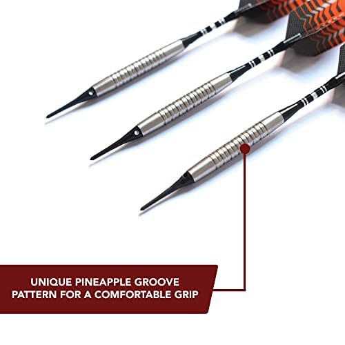 Spartan Soft Tip Darts Set, Black