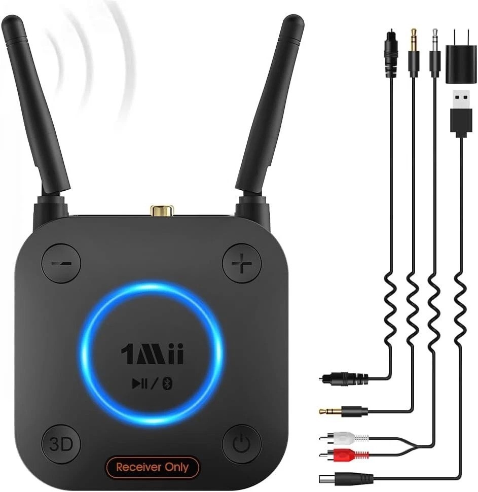 Upgraded] B06Pro Long Range Bluetooth Receiver, HiFi Wireless Audio Adapter, ...