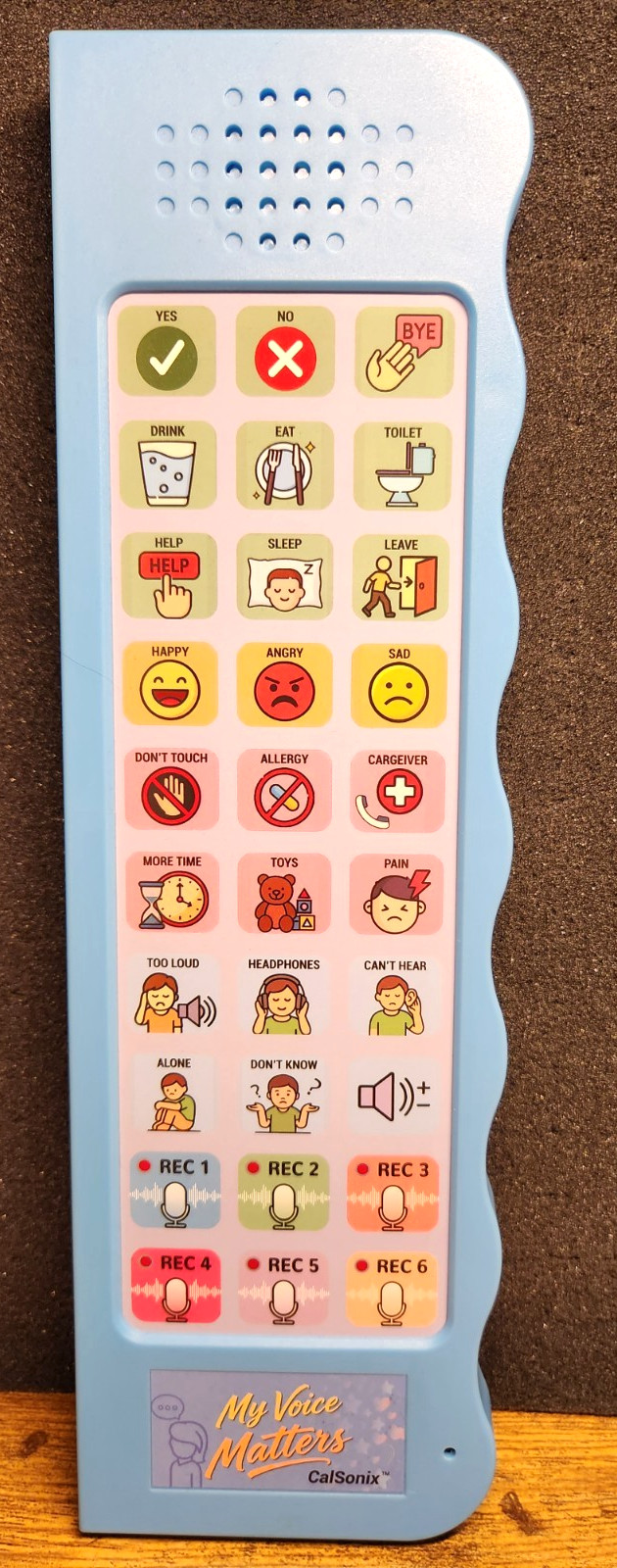 CalSonix My Voice Matters AAC Communication Device Autism Speech Therapy