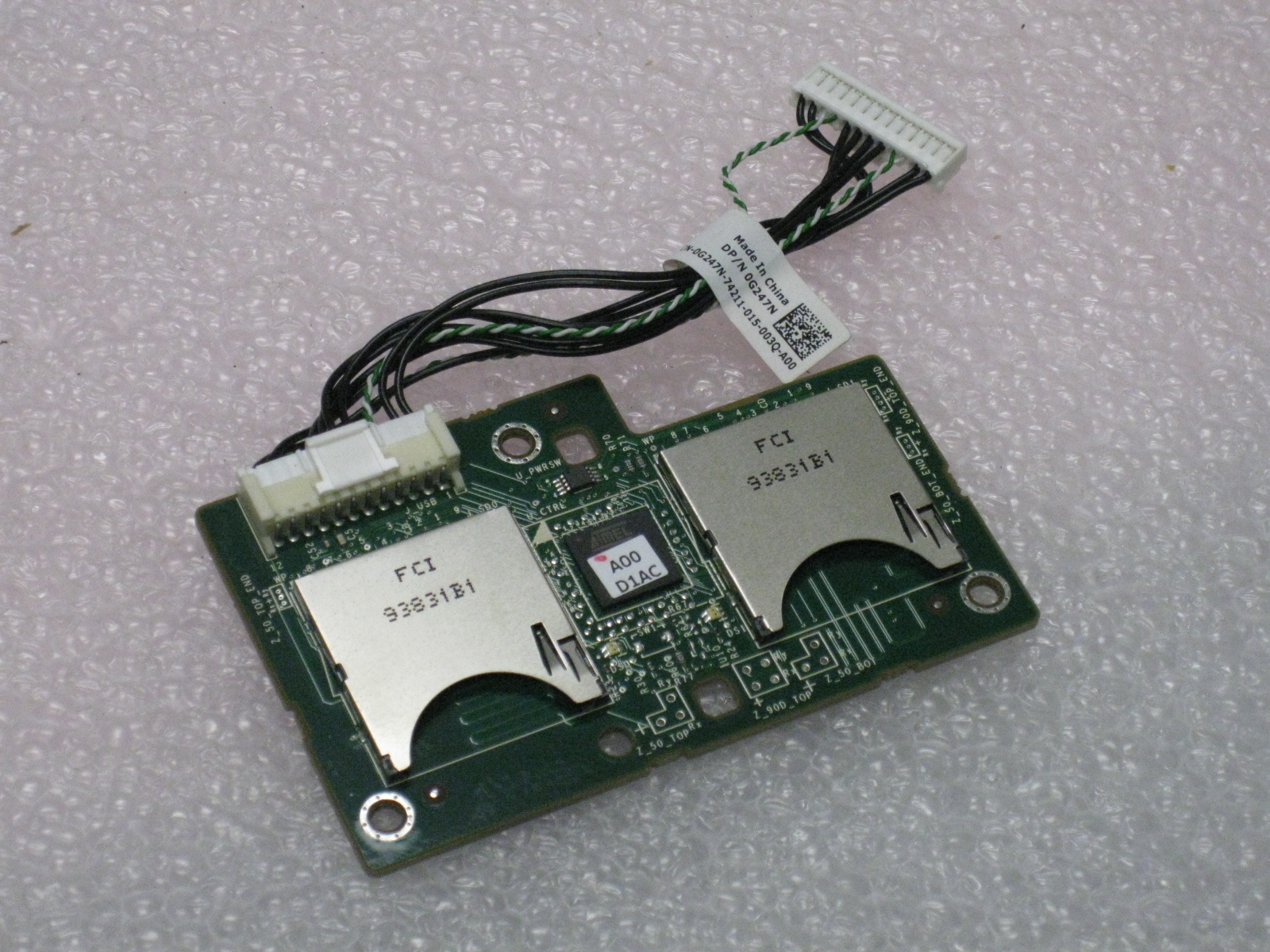 NEW DELL FLASH MEMORY READER, DUAL INTERNAL FLASH CARD READER G247N  D979T
