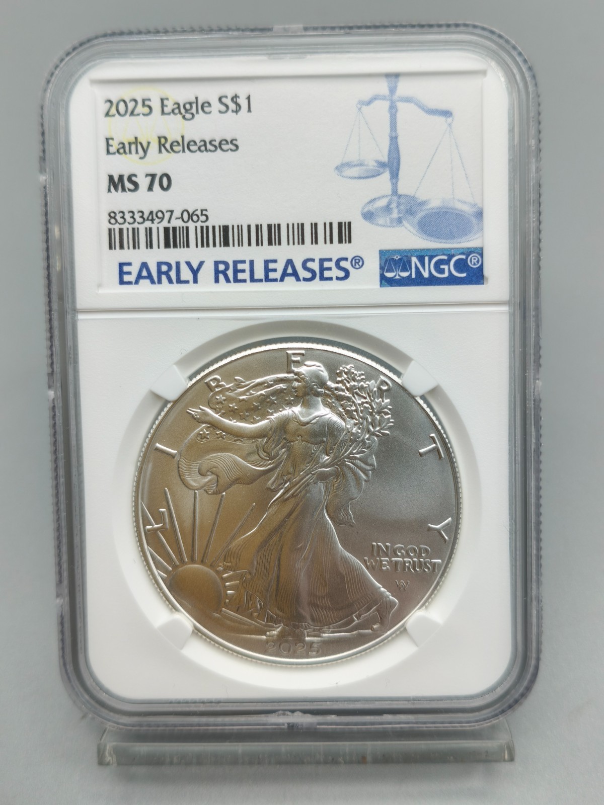 2025 American Silver Eagle NGC MS 70 Early Releases