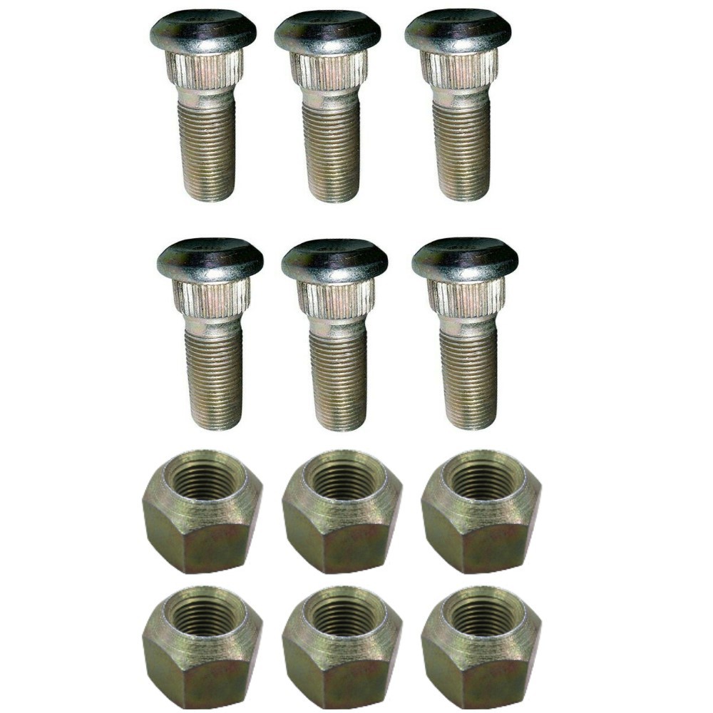 4948 C5NN1107F FRONT WHEEL STUDS & NUTS Fits Ford TRACTORS