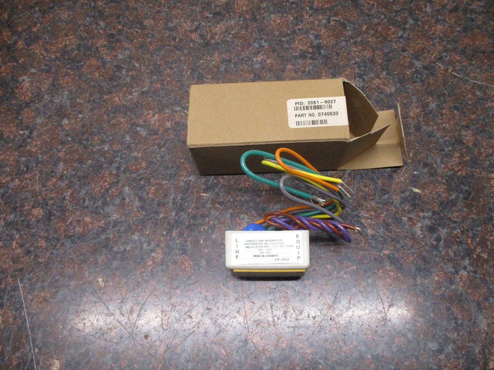 NEW SIMPLEX 2081-9027  ISOLATED LOOP SURGE PROTECTOR FIRE ALARM 0740632 20819027