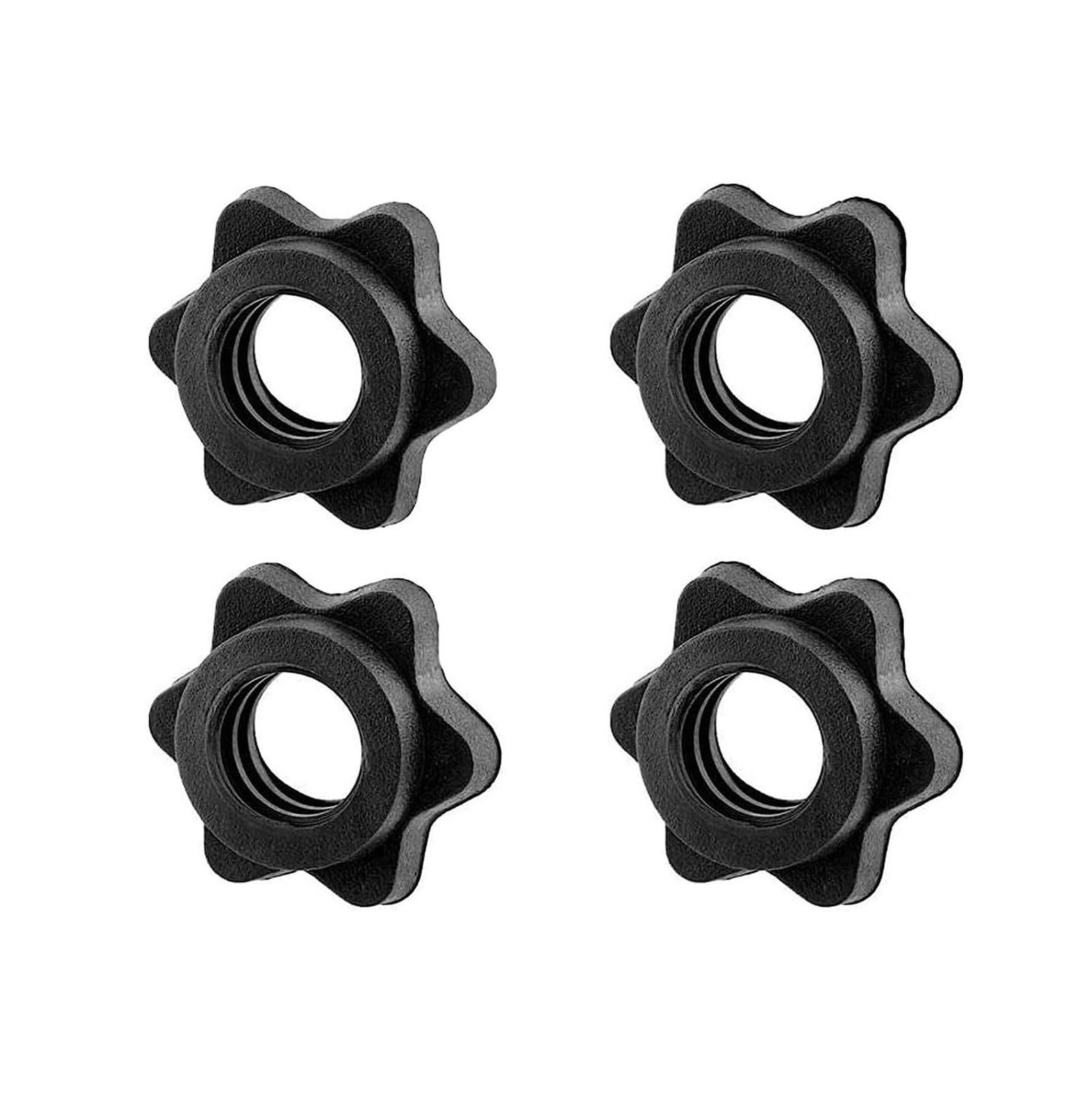 2 Pairs Dumbbell Collars 1 inch Dumbbell Hex Nut 1 inch Barbell Collar Clamps...
