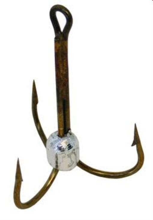 Eagle Claw LSGATOR-14/0 Weighted Gator Snatch Hook