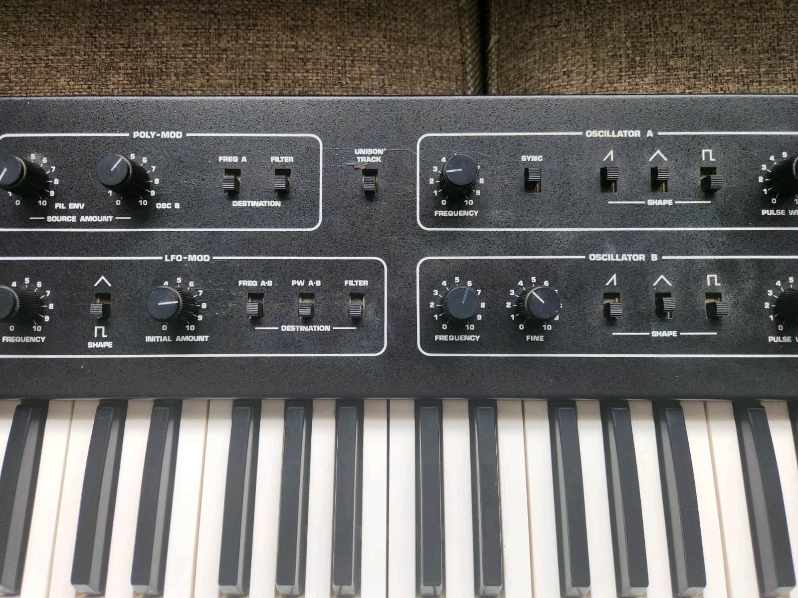 Sequential Circuits Prophet 600 vintage analog synthesizer