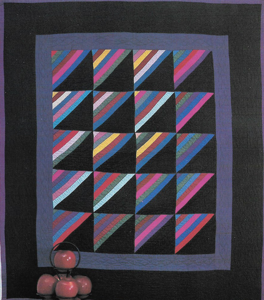 Roman Stripe Wall or Baby Quilt quilting pattern instructions