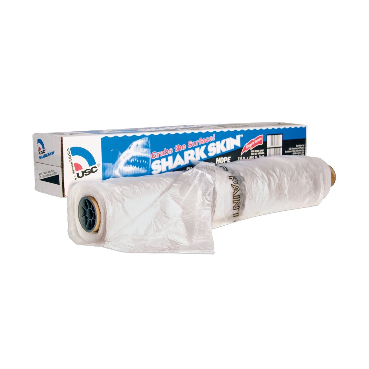 USC 36117 Shark Skin HDPE Plastic Sheeting Heavy Truck & Marine (20 ft x 350 ft)