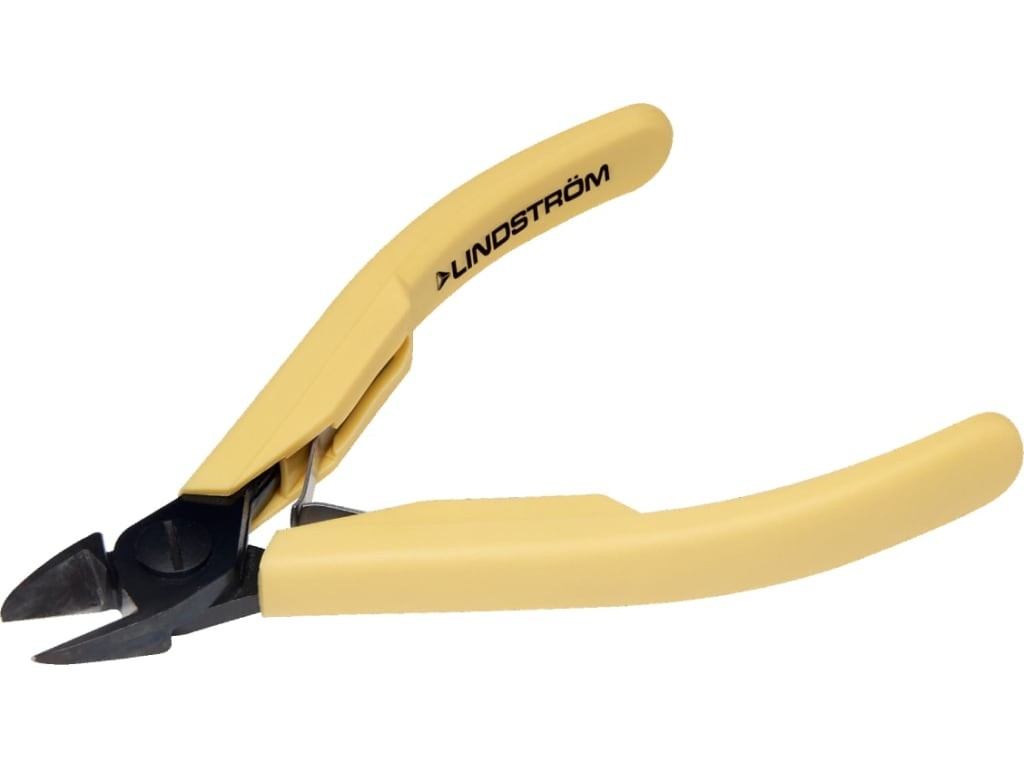 Lindstrom 8140-S - Precision Diagonal Cutter w/Oval Head & ESD Safe Handle Lead