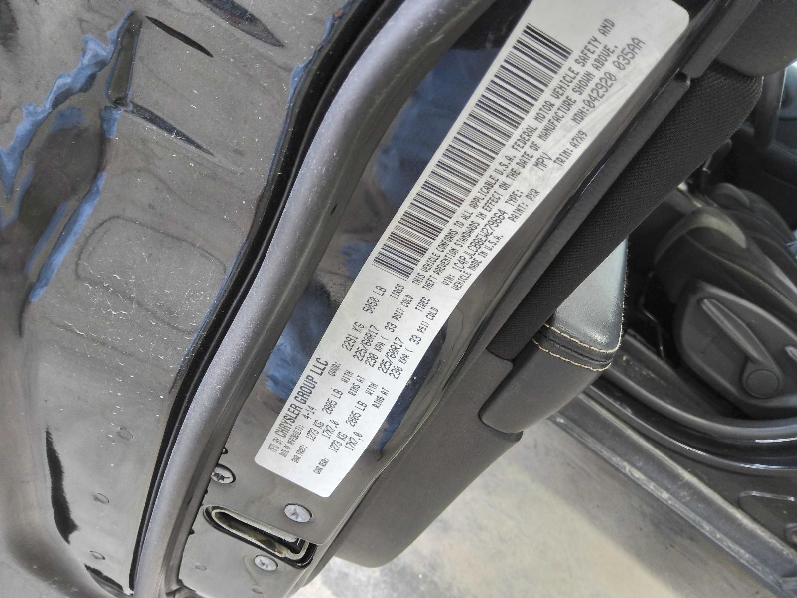 Used Battery Tray fits: 2014 Jeep Cherokee Grade A