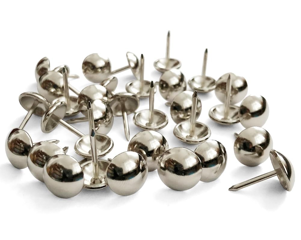 500 PCS 11x17mm Nickel Sofa Upholstery Tacks Wooden Furniture Decorative