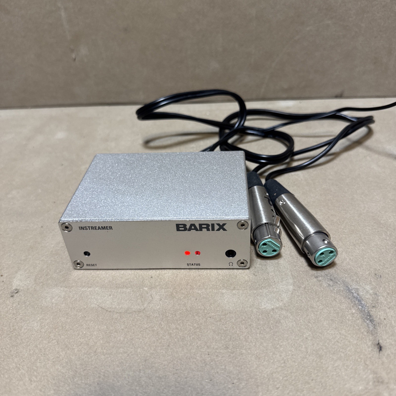 Barix Instreamer 2012.8076 IP Audio Encoder , WORKING