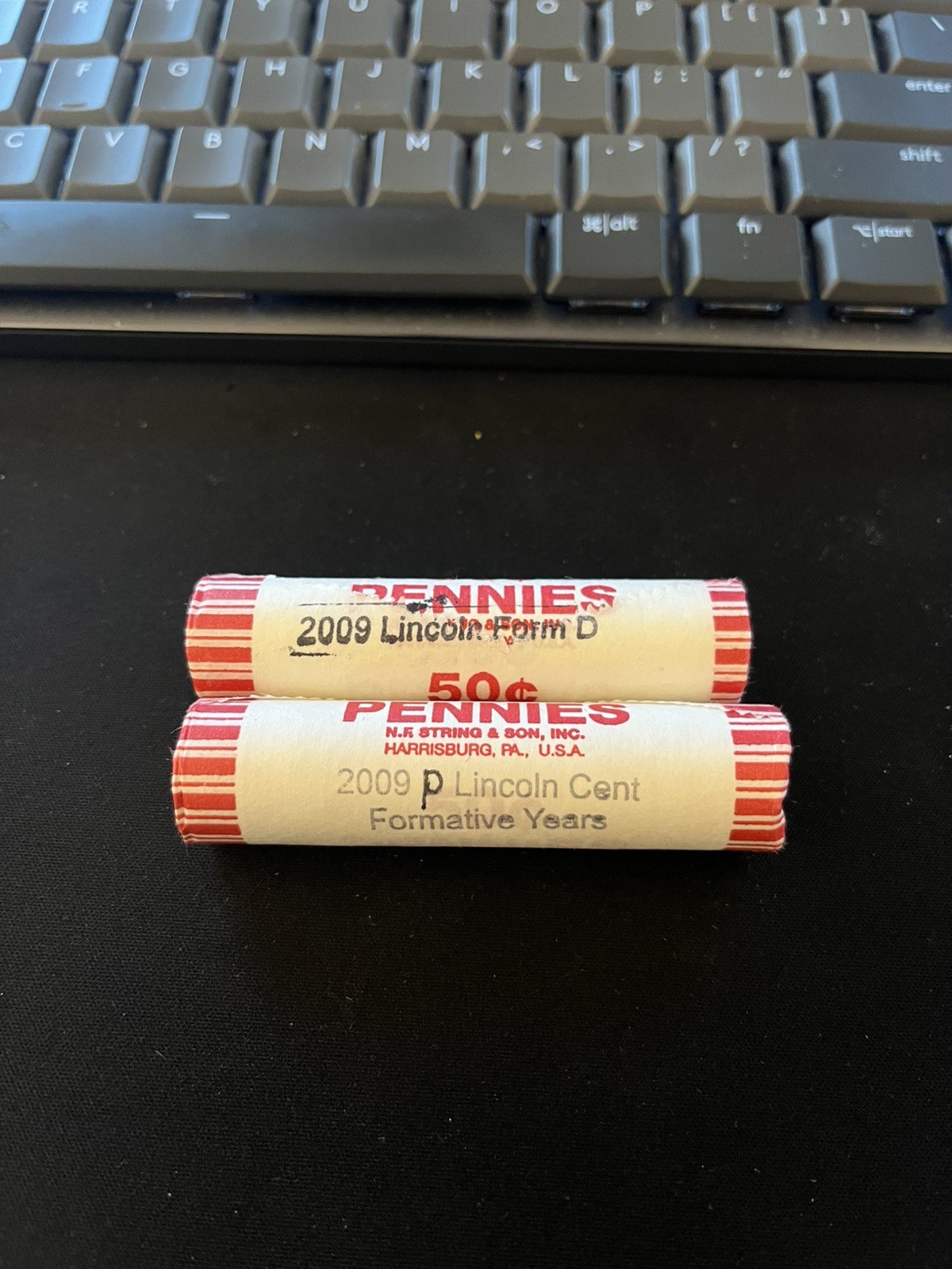2009 Lincoln Bicentennial Cent (P+D) Formative Years - 100 Pennies