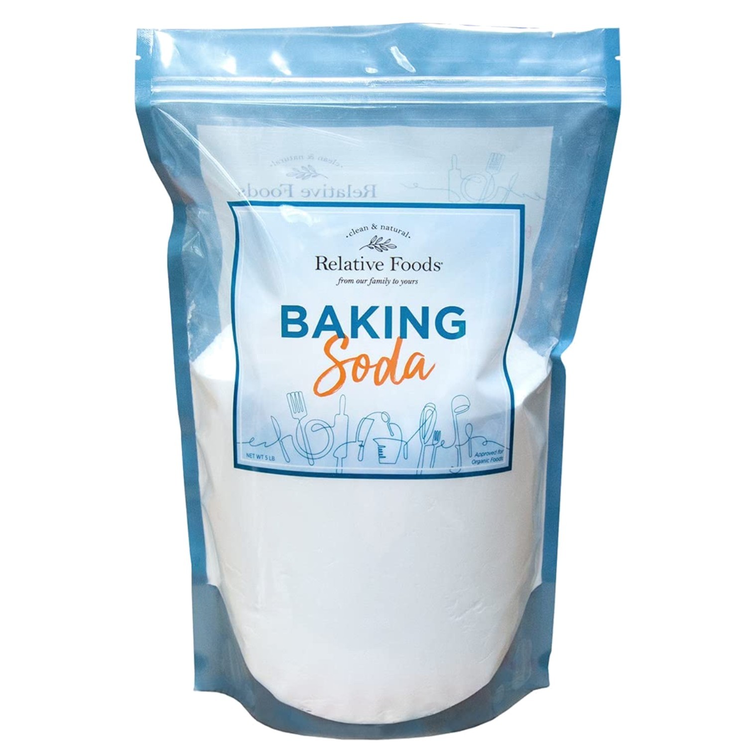 Baking Soda for Cooking, cleaning, & More - Gluten Free Sodium Bicarbonate Ba...