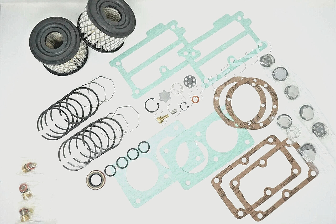 EQ101, 610-1128 Rebuild Kit with Valves for Jenny / Emglo / Dewalt EQ Pumps